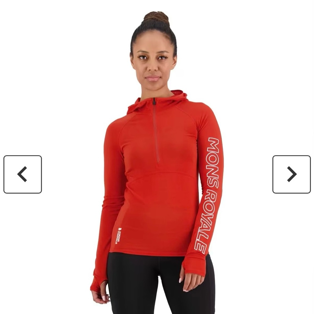 NWT, Mons Royale, small, women’s Bella Tech Hood